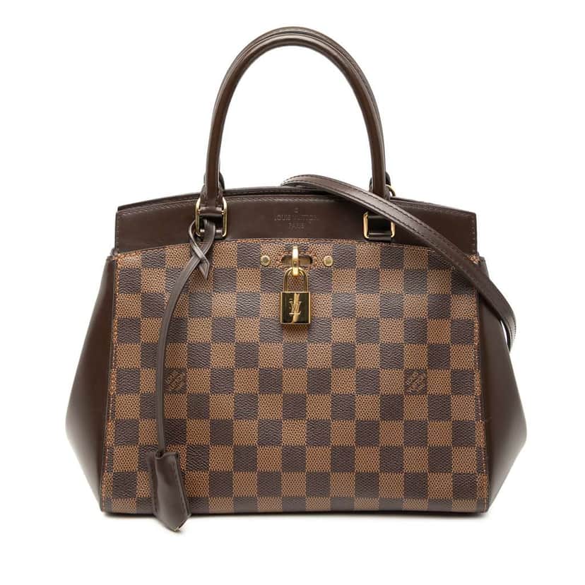 Louis Vuitton Damier Ebene Rivoli PM Brown Good condition - Front View