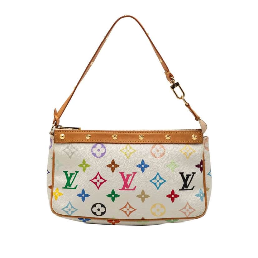 Louis Vuitton Monogram Multicolore Pochette Accessoires White Good condition - Front View