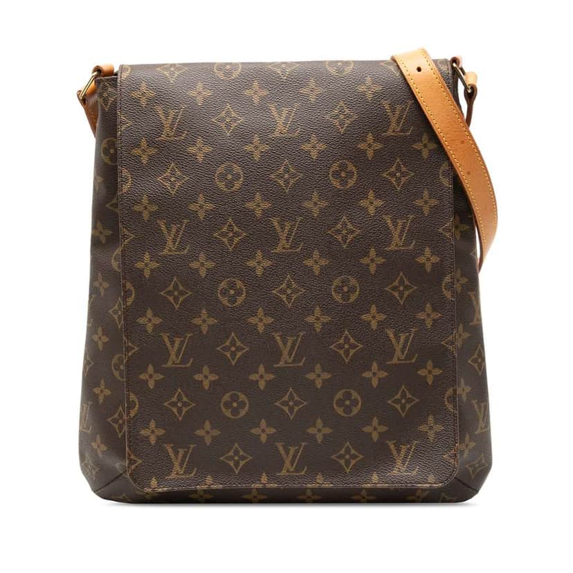 Louis Vuitton Monogram Musette Salsa GM Brown Good condition - Front View