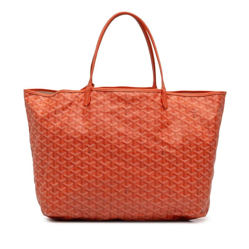 Goyard Goyardine Saint Louis PM Orange Canvas Good condition - Front View