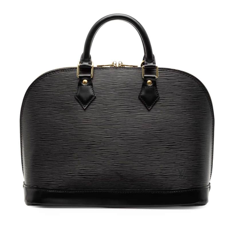 Louis Vuitton Epi Alma PM Black Leather Good condition - Front View
