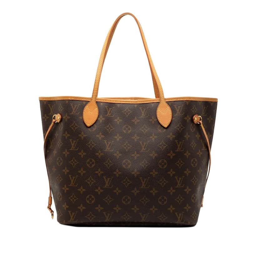 Louis Vuitton Monogram Neverfull MM Brown Good condition - Front View