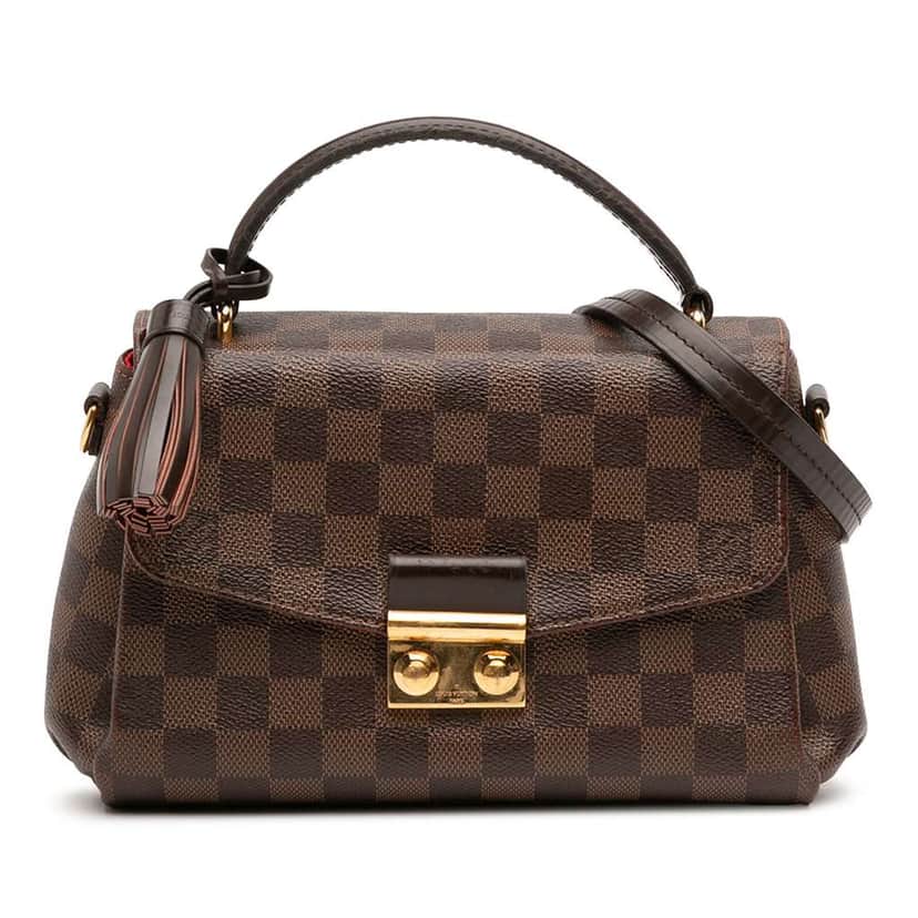 Louis Vuitton Damier Ebene Croisette Brown Good condition - Front View