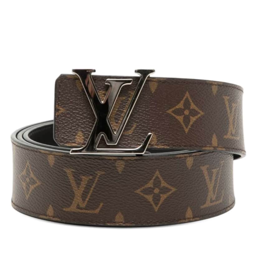 Louis Vuitton Monogram LV Initiales Reversible Belt Brown Good condition - Front View