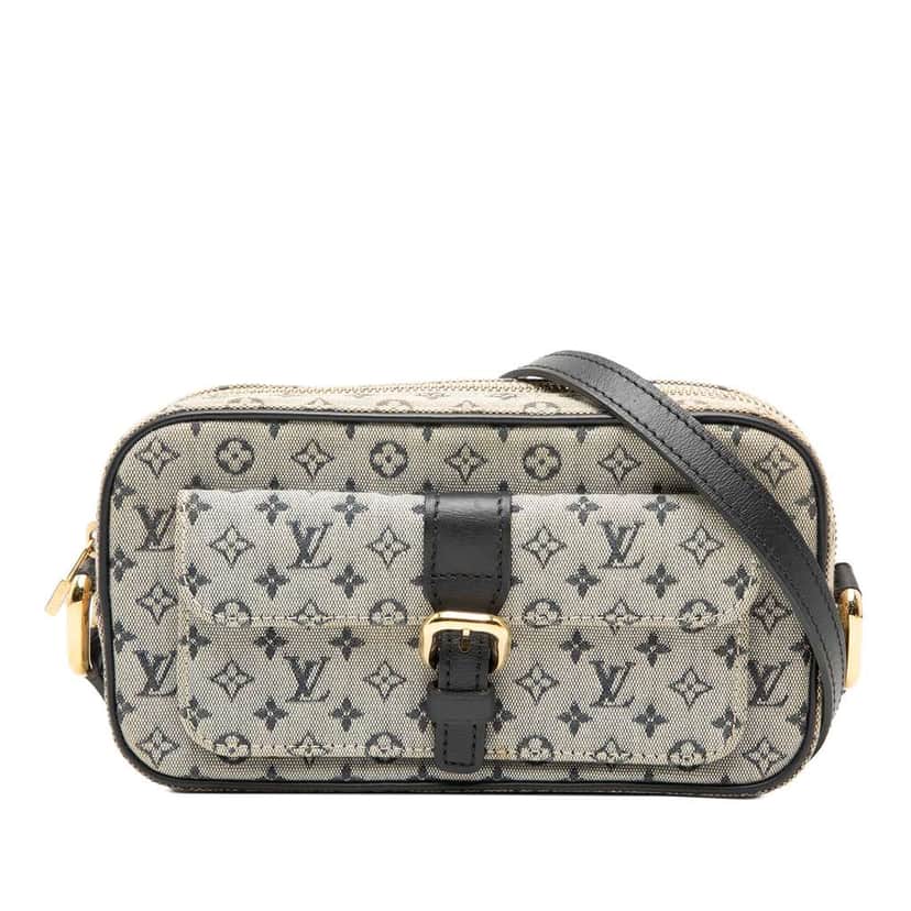 Louis Vuitton Monogram Mini Lin Juliette MM Grey Canvas Very good condition - Front View