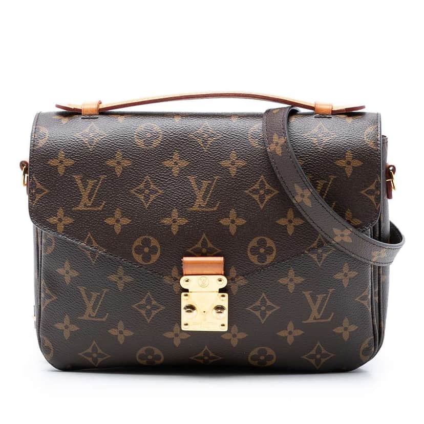 Louis Vuitton Monogram Pochette Metis Brown Very good condition - Front View
