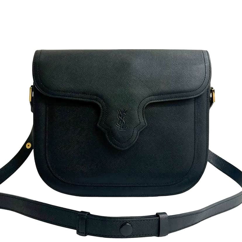 Saint Laurent Leather Crossbody Black Leather Good condition - Front View