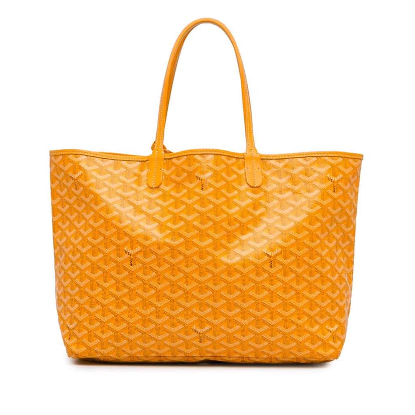 Goyard Goyardine Saint Louis PM Yellow Canvas Very good condition - Front View