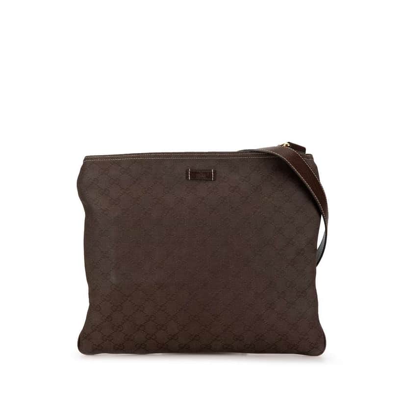 Gucci GG Canvas Crossbody Brown Canvas Good condition - Front View
