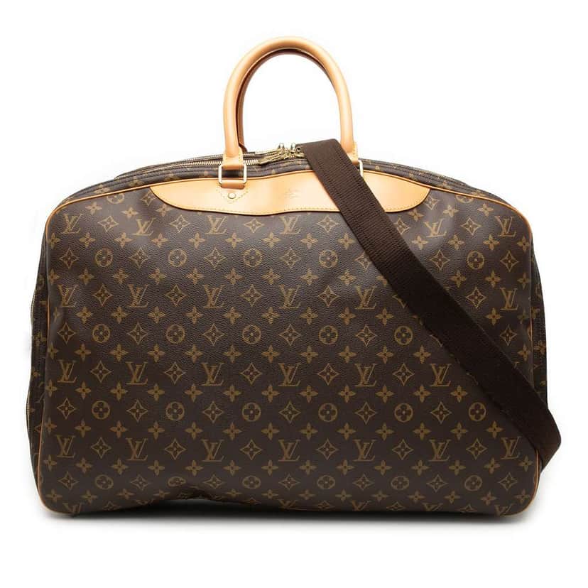 Louis Vuitton Monogram Alize 3 Poches Brown Good condition - Front View