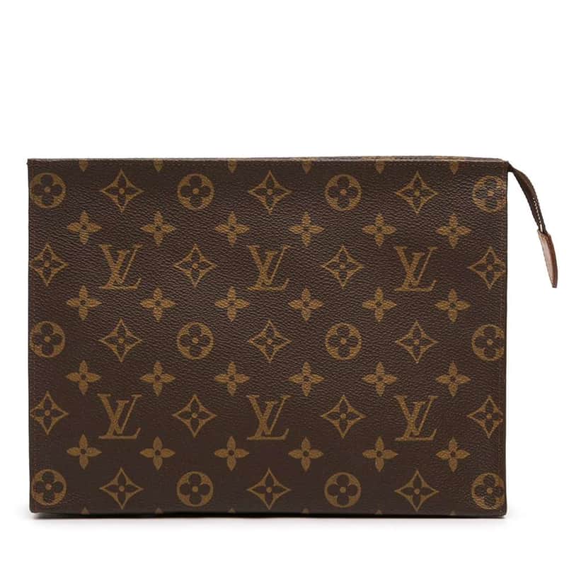Louis Vuitton Monogram Toiletry Pouch 26 Brown Very good condition - Front View