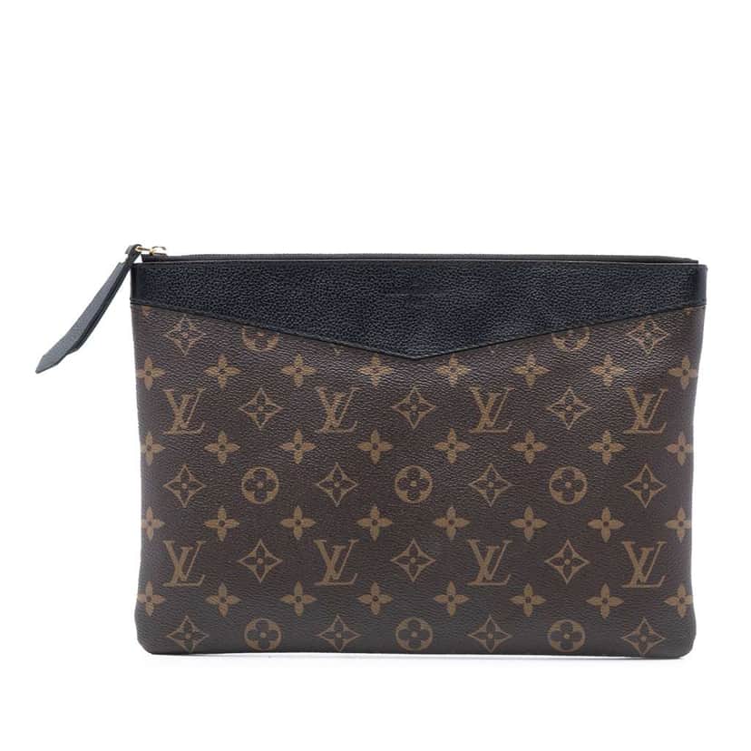Louis Vuitton Monogram Daily Pouch Brown Very good condition - Front View
