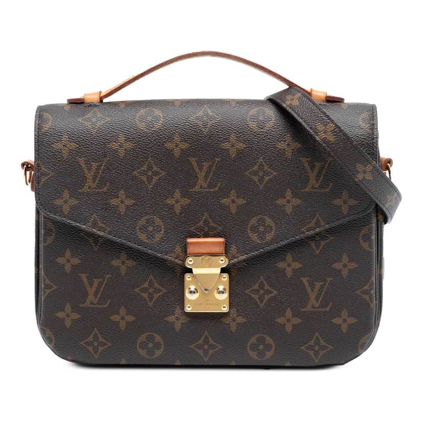 Louis Vuitton Monogram Pochette Metis Brown Very good condition - Front View