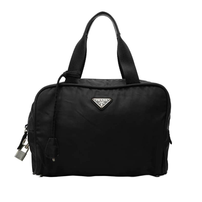Prada Tessuto Handbag Black Very good condition - Front View