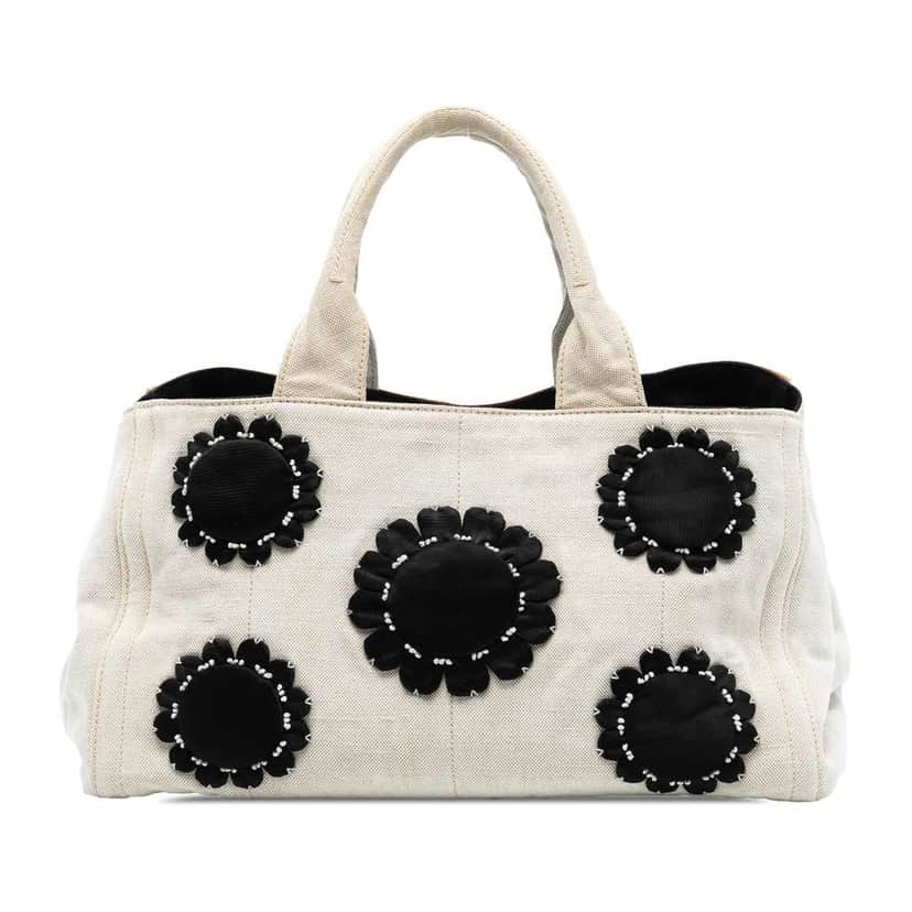 Prada Canvas Canapa Mistolino Tote Brown Canvas Very good condition - Front View