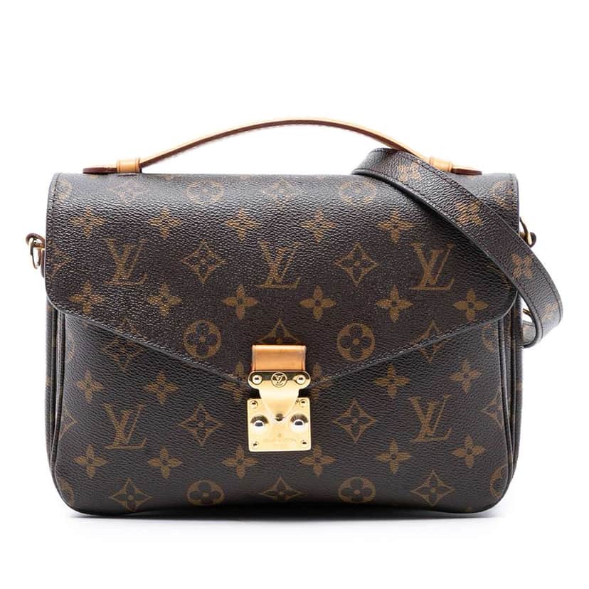 Louis Vuitton Monogram Pochette Metis Brown Very good condition - Front View