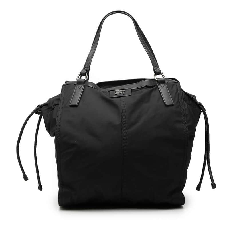 Burberry Nylon Packable Buckleigh Tote Black Very good condition - Front View