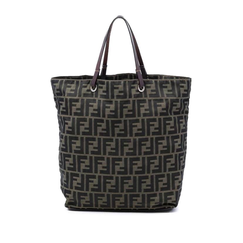 Fendi Zucca Canvas Tote Brown Canvas Very good condition - Front View