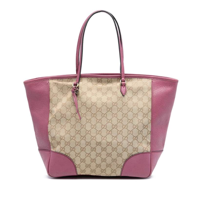 Gucci GG Canvas Bree Tote Brown Canvas Very good condition - Front View