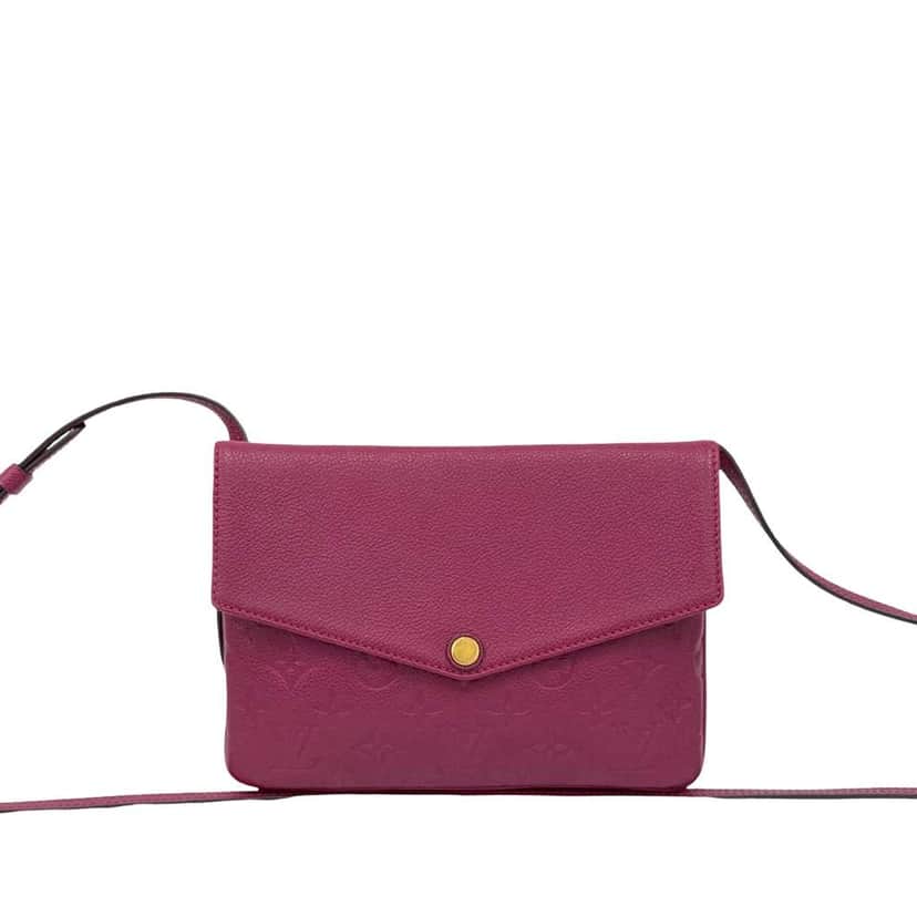 Louis Vuitton Monogram Empreinte Twice Purple Leather Very good condition - Front View