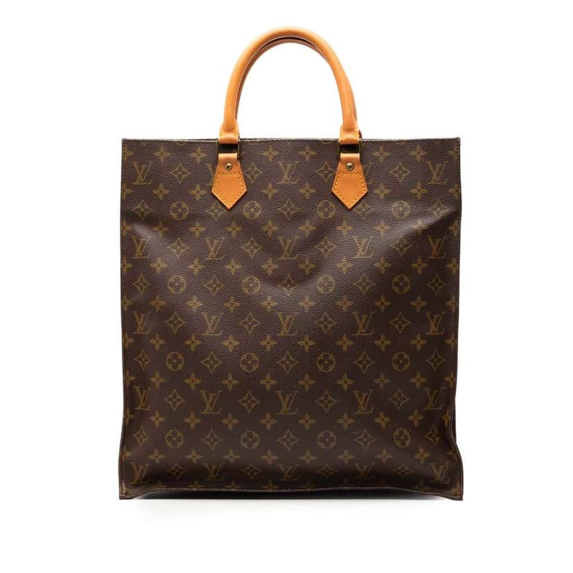 Louis Vuitton Monogram Sac Plat Brown Very good condition - Front View