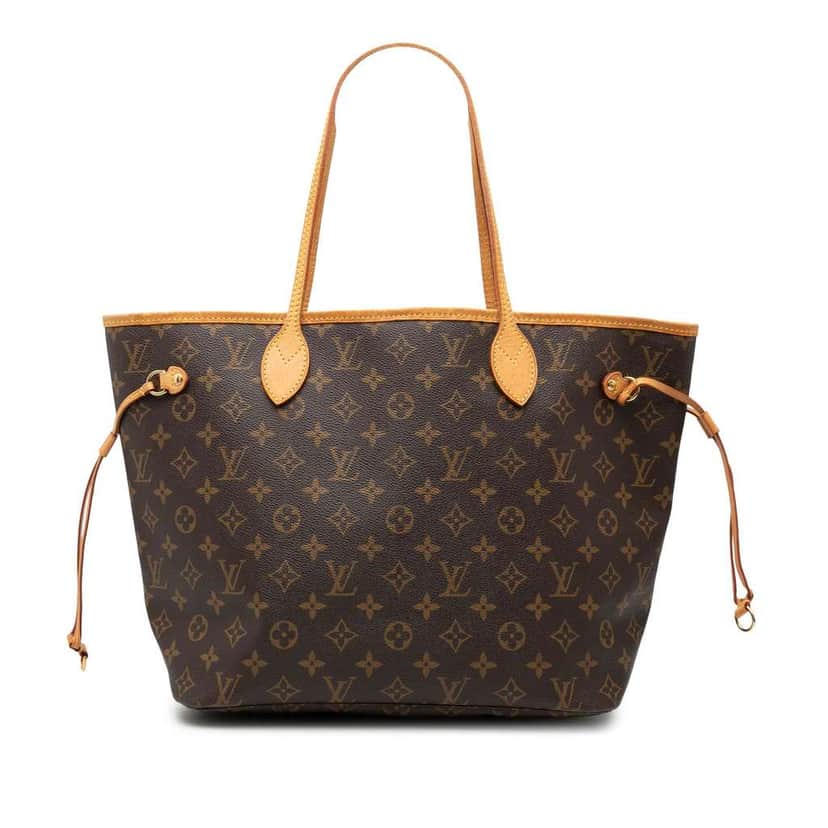 Louis Vuitton Monogram Neverfull MM Brown Very good condition - Front View