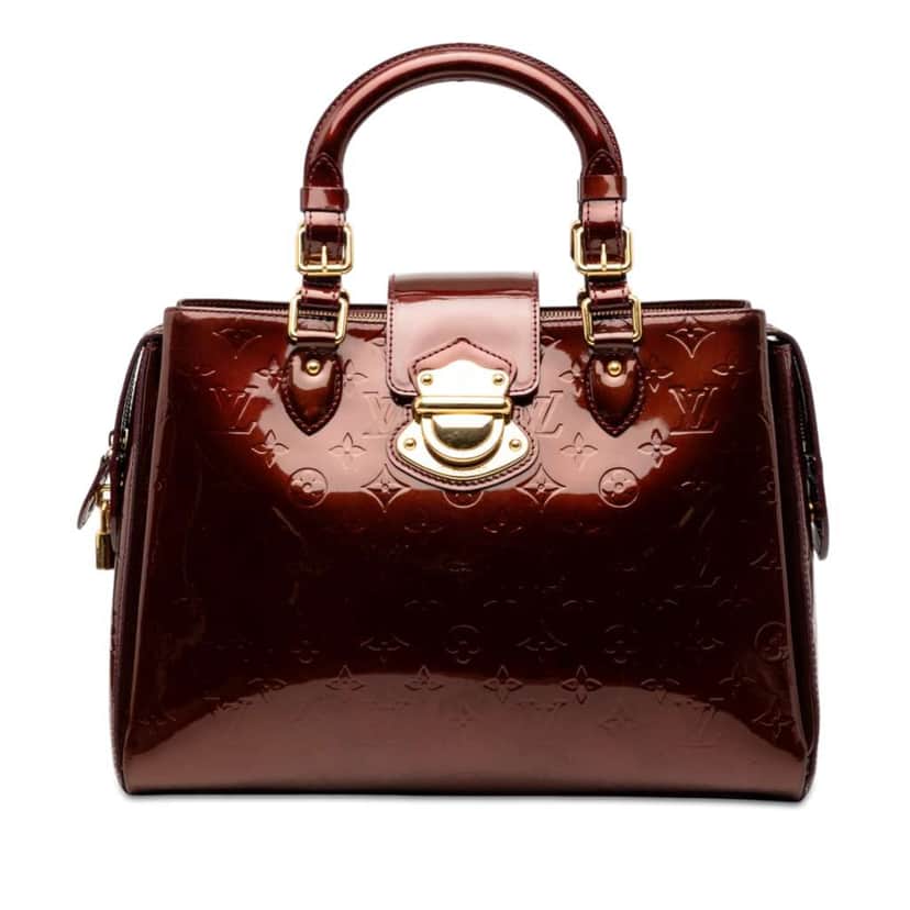 Louis Vuitton Monogram Vernis Melrose Avenue Red Leather Good condition - Front View