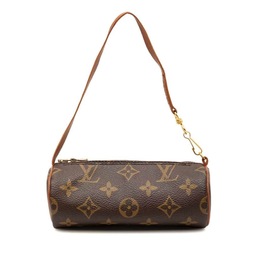 Louis Vuitton Monogram Papillon Pochette Brown Good condition - Front View