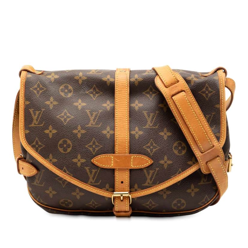 Louis Vuitton Monogram Saumur 30 Brown Fair condition - Front View