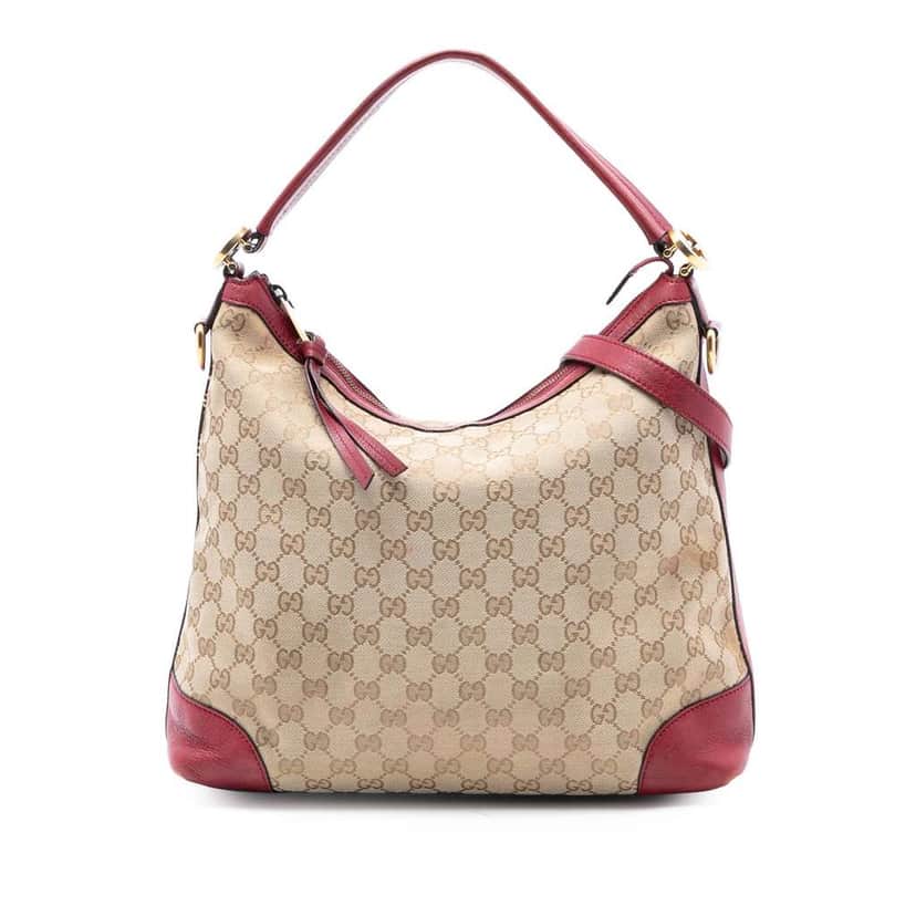Gucci Small GG Canvas Miss GG Hobo Brown Canvas Good condition - Front View
