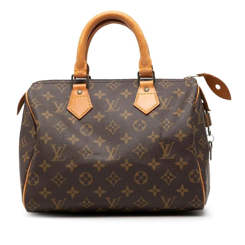 Louis Vuitton Monogram Speedy 25 Brown Good condition - Front View