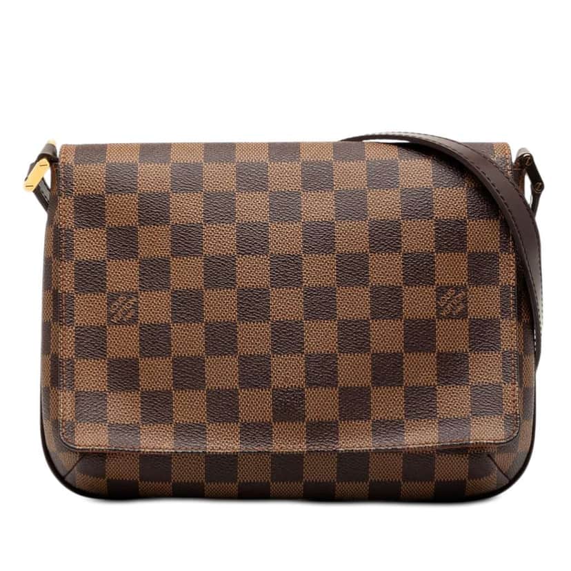 Louis Vuitton Damier Ebene Musette Tango Long Strap Brown Very good condition - Front View
