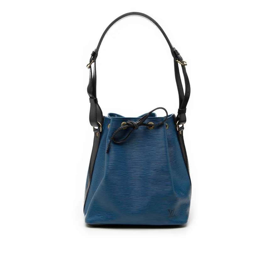Louis Vuitton Epi Petit Bicolor Noe Blue Leather Very good condition - Front View