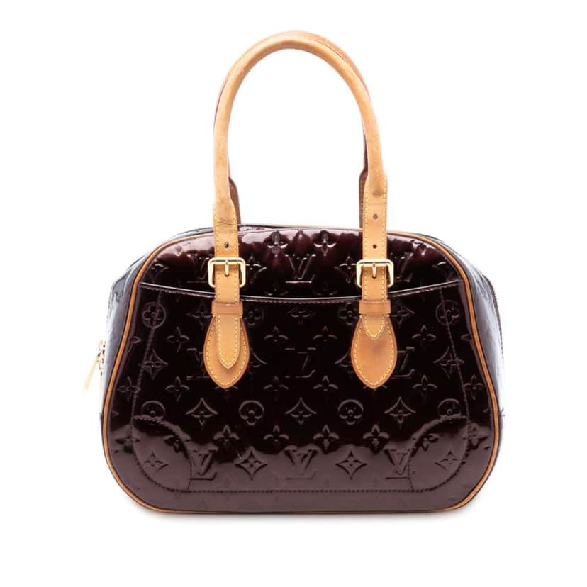 Louis Vuitton Monogram Vernis Summit Drive Purple Leather Very good condition - Front View