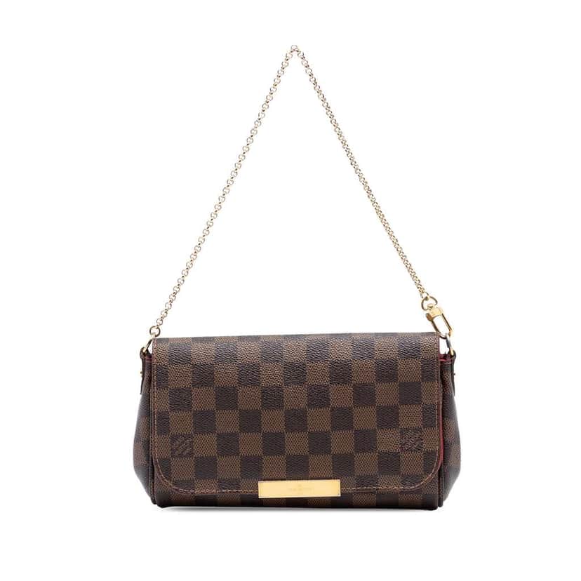Louis Vuitton Damier Ebene Favorite PM Brown Very good condition - Front View