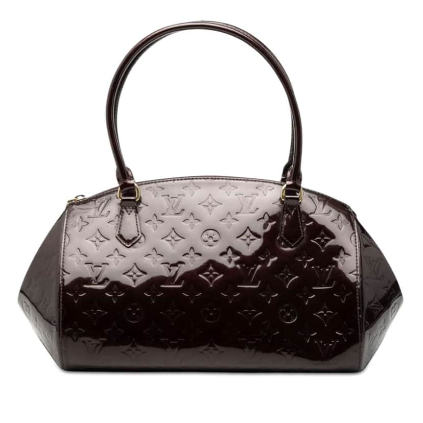 Louis Vuitton Monogram Vernis Sherwood GM Purple Leather Very good condition - Front View