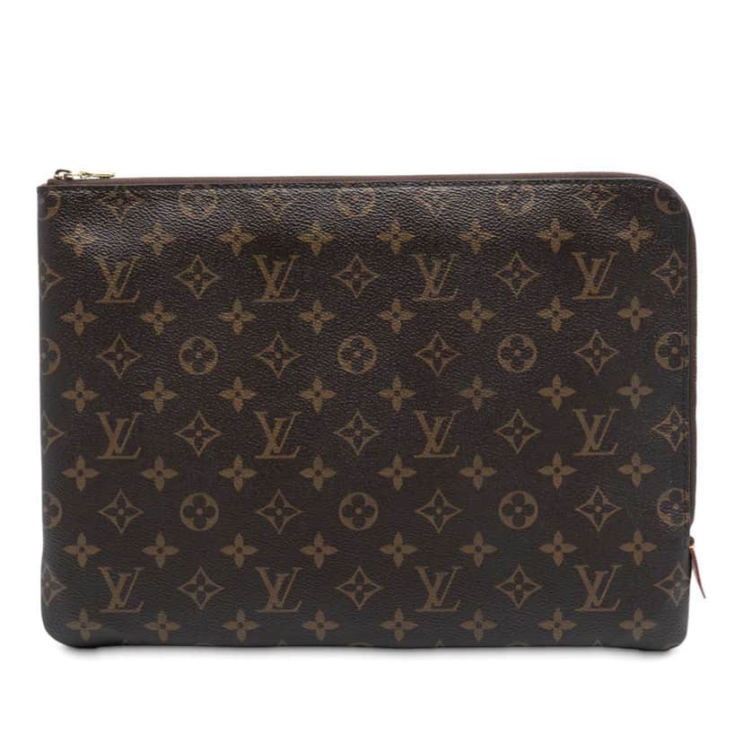 Louis Vuitton Monogram Etui Voyage MM Brown Very good condition - Front View