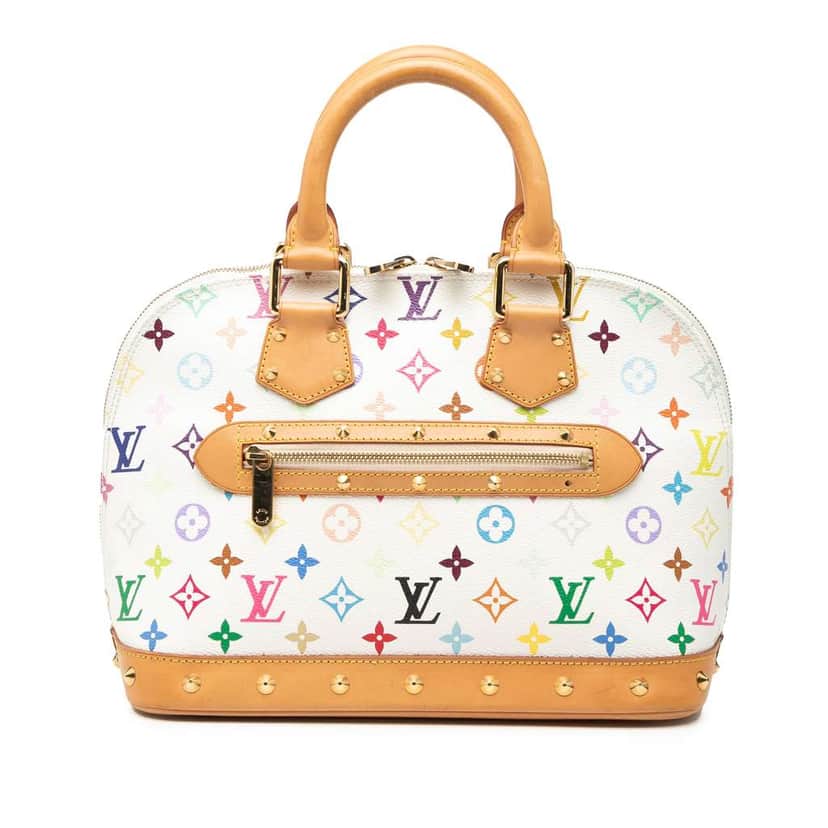 Louis Vuitton Monogram Multicolore Alma PM White Very good condition - Front View
