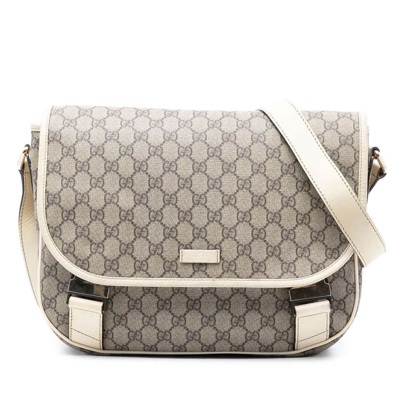 Gucci GG Supreme Crossbody Brown Canvas Very good condition - Front View