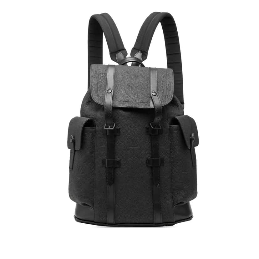 Louis Vuitton Monogram Empreinte Christopher Backpack PM Black Leather Very good condition - Front View