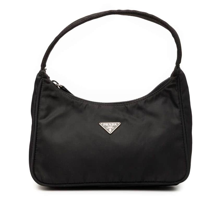 Prada Mini Tessuto Sport Shoulder Bag Black Very good condition - Front View