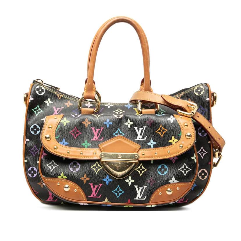 Louis Vuitton Monogram Multicolore Rita Black Very good condition - Front View