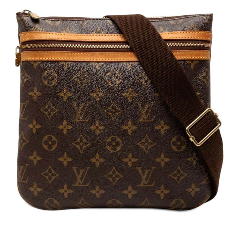 Louis Vuitton Monogram Bosphore Pochette Brown Very good condition - Front View