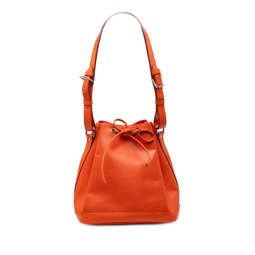 Louis Vuitton Epi Petit Noe Orange Leather Good condition - Front View