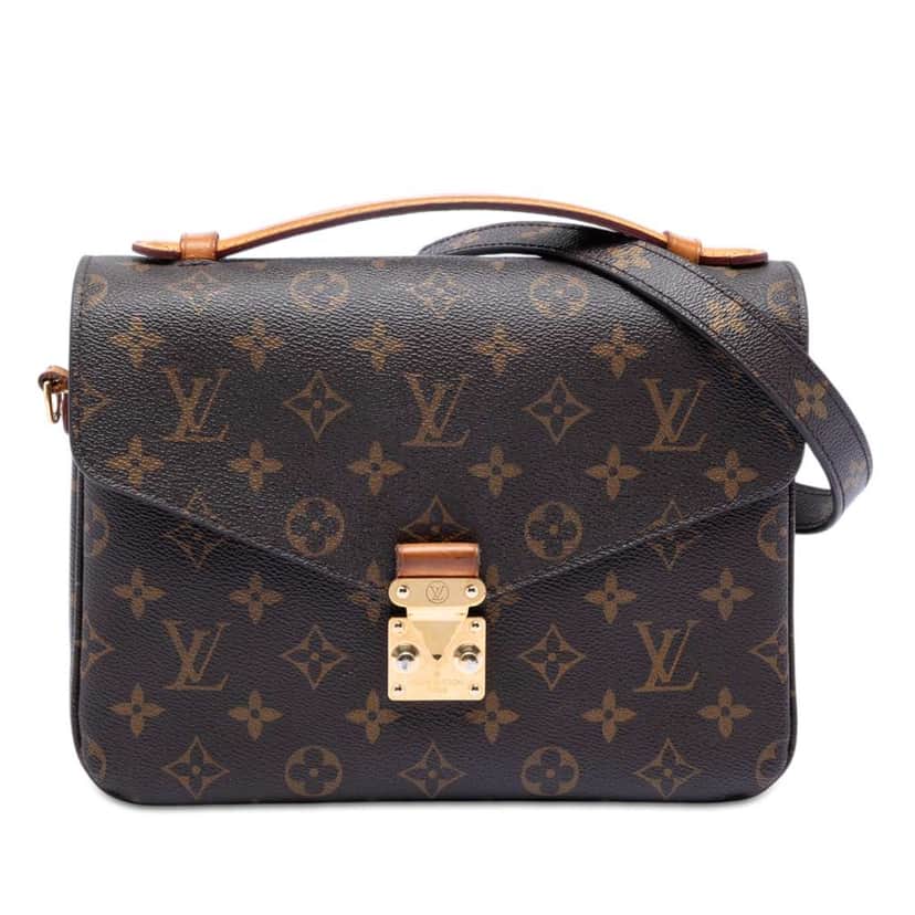 Louis Vuitton Monogram Pochette Metis Brown Good condition - Front View