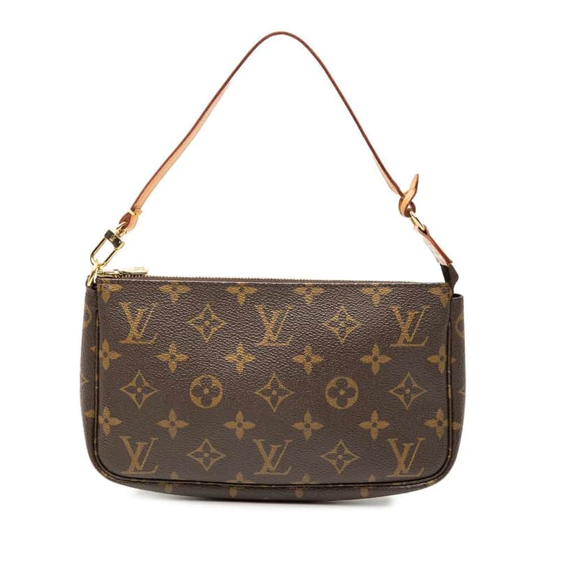 Louis Vuitton Monogram Pochette Accessoires Brown Good condition - Front View