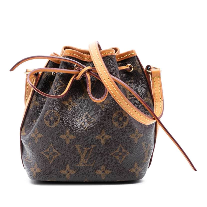 Louis Vuitton Monogram Nano Noe Brown Good condition - Front View