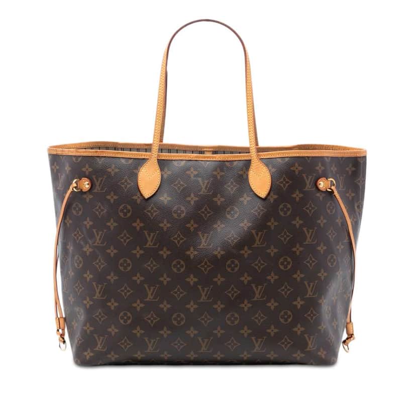 Louis Vuitton Monogram Neverfull GM Brown Very good condition - Front View