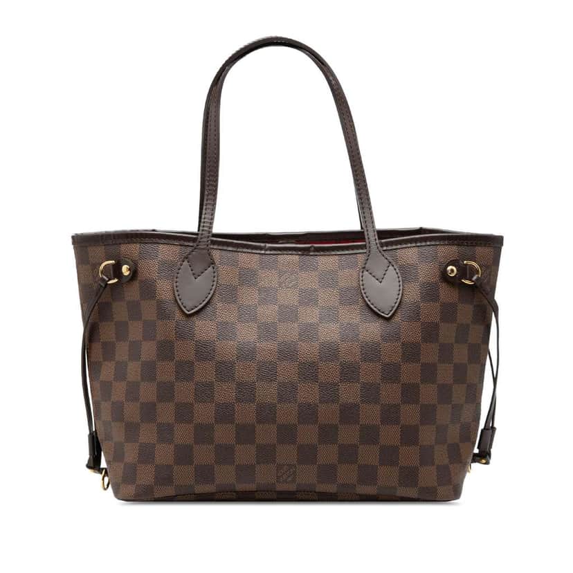Louis Vuitton Damier Ebene Neverfull PM Brown Very good condition - Front View