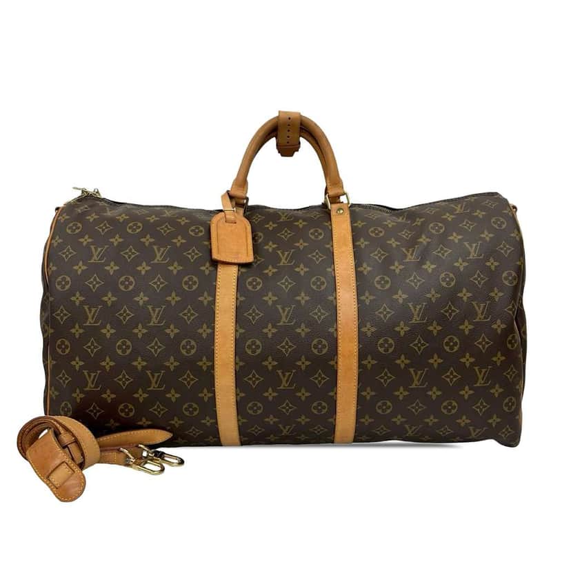Louis Vuitton Monogram Keepall Bandouliere 60 Brown Very good condition - Front View